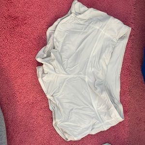 Lulu lemon size 4 white shorts